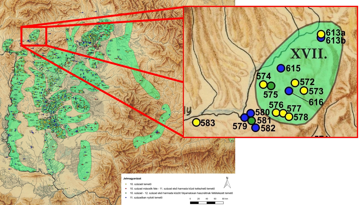 Piliny-Soshartyán-Perse-temetőcsoport.