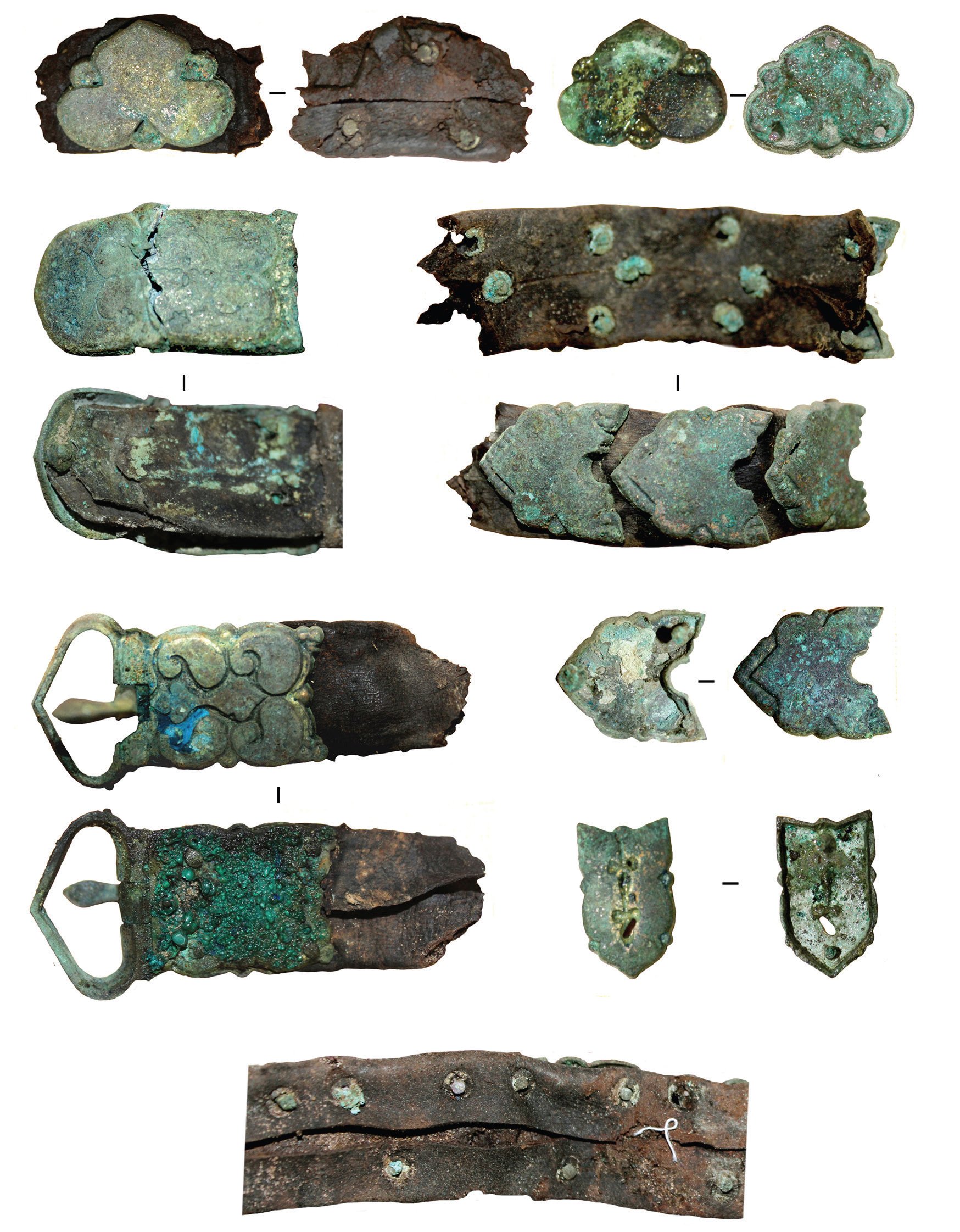 Рис. 40. Красногорский могильник, погребение 5 /
40. kép. Krasznogorszkiji temető 5. sír