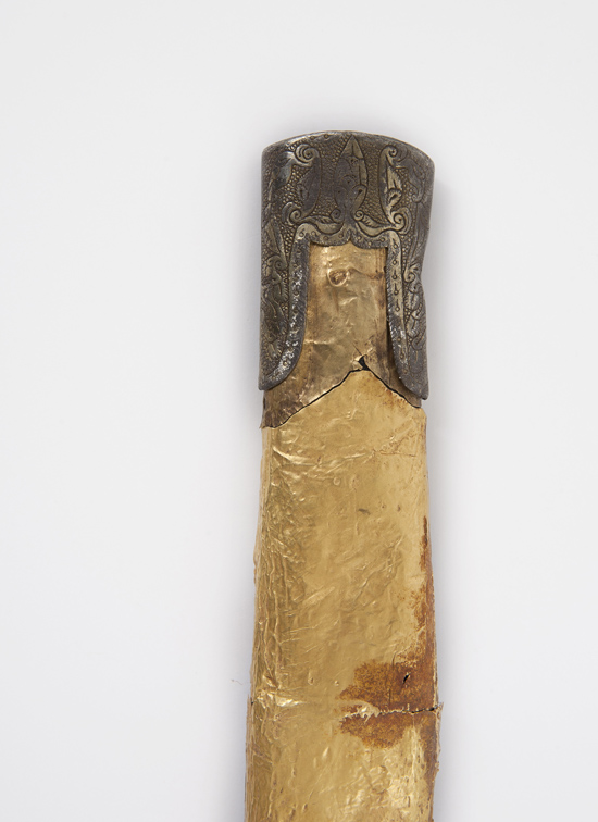 Sabre with gold fittings