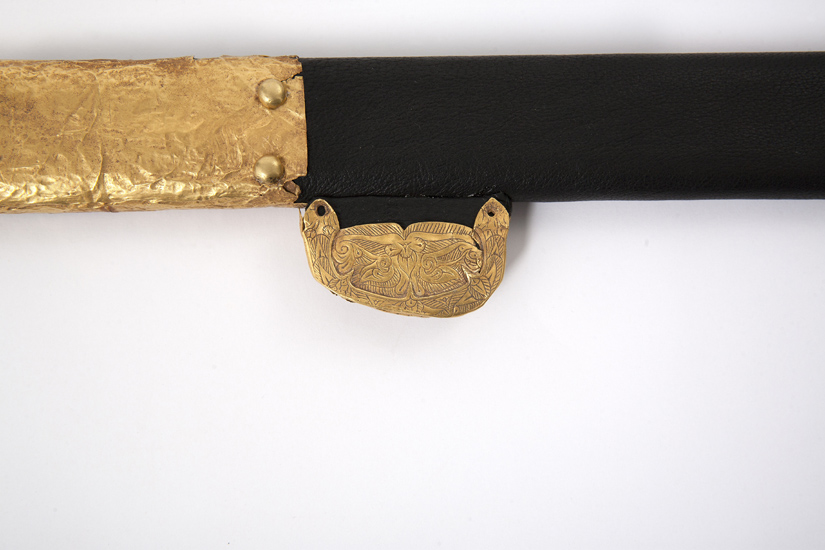 Sabre with gold fittings