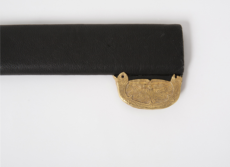 Sabre with gold fittings