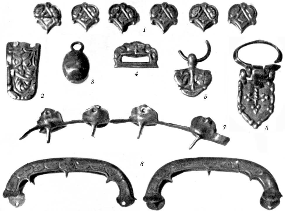 Рис. 1. Комплекс погребения из Воробьевки.